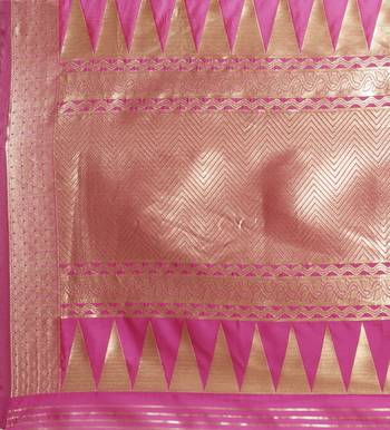 Multicolor Woven Art Silk Saree With Blouse 3