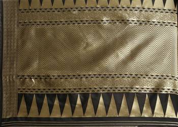 Multicolor Woven Art Silk Saree With Blouse 3