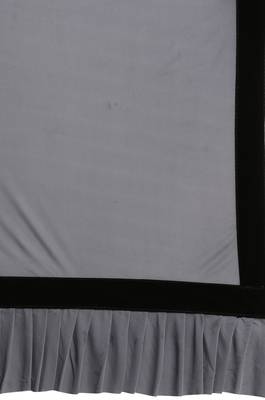 Grey Plain Lycra Cotton Saree With Blouse 3