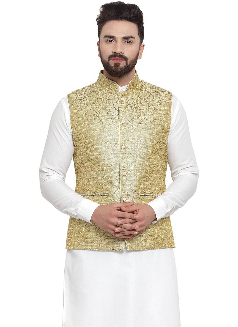 brocade nehru jacket