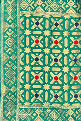 Green Woven Art Silk Saree With Blouse 4
