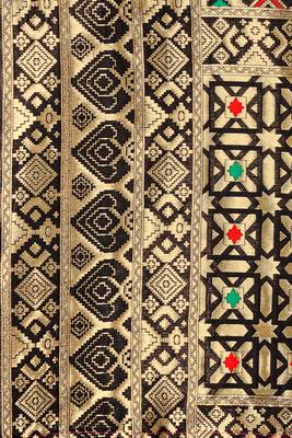 Black Woven Art Silk Saree With Blouse 4