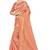 Peach Woven Art Silk Saree With Blouse