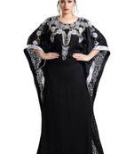 Black Hand Embroidered Braso African Kaftan
