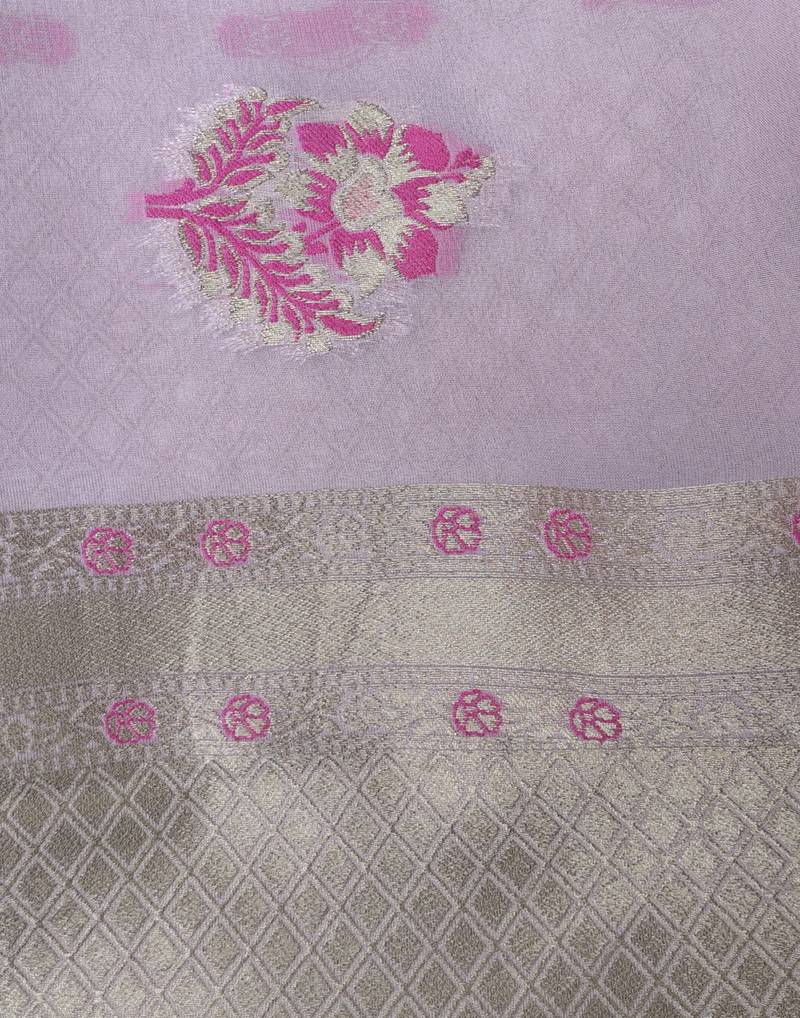 Pink Georgette Dupatta
