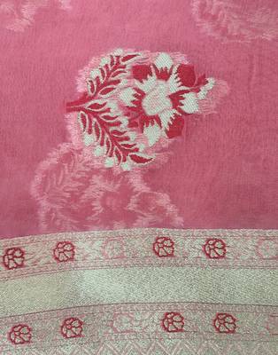 Dark Pink Georgette Dupatta 3