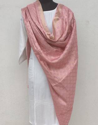 Peach  Viscose Dupatta 1