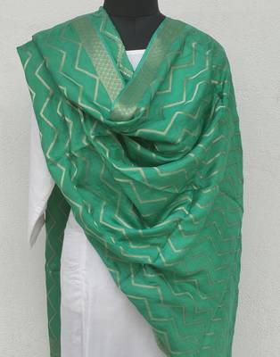 Green Viscose Dupatta 1