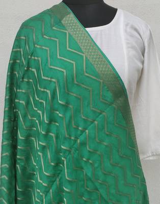 Green Viscose Dupatta 4