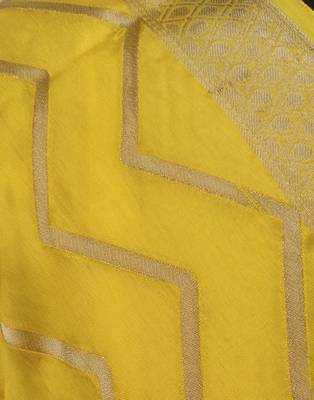 Yellow  Viscose Dupatta 3