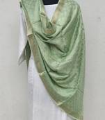 sea Green  Viscose Dupatta