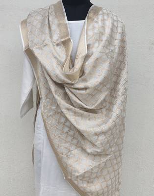 White  Viscose Dupatta 1