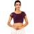 Purple Colour Cotton Spandex Free Size Blouse for Women.