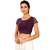 Purple Colour Cotton Spandex Free Size Blouse for Women.