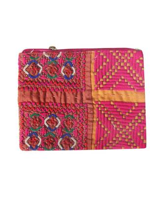 Women Multi-Colour cotton Clutch 1