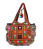 Vintage Handmade cotton Silk Embroried asian art Women Hand Bag