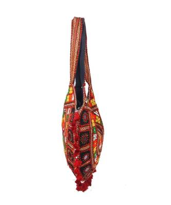 Vintage Handmade cotton Silk Embroried asian art Women Hand Bag 3