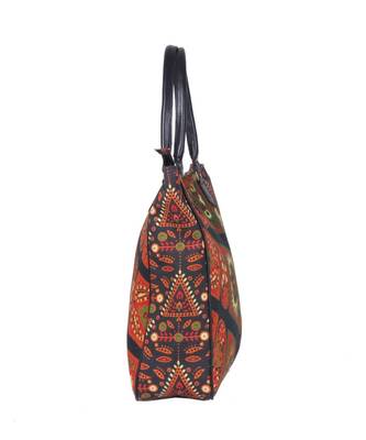 Indian Handmade cotton Black Mandala Sholder Bag 4