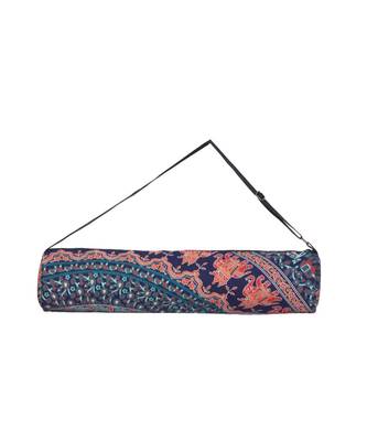 Indian Handmade cotton Blue Mandala Yoga  Bag 2
