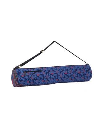 Indian Handmade cotton Blue Mandala Yoga  Bag 3