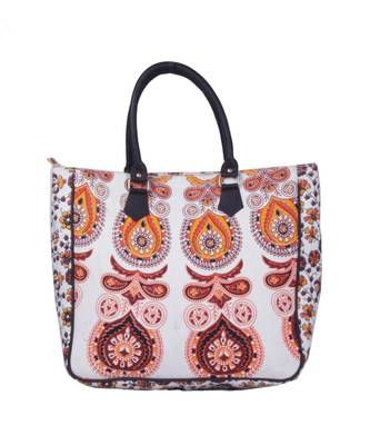 Indian Handmade cotton Brown Mandala Sholder Bag 1