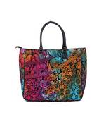 Indian Handmade cotton Purple Mandala Sholder Bag