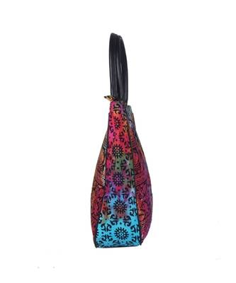 Indian Handmade cotton Purple Mandala Sholder Bag 4