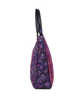 Indian Handmade cotton Purple Mandala Sholder Bag 4