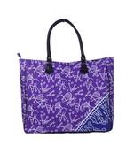 Indian Handmade cotton Purple Mandala Sholder Bag