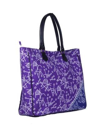 Indian Handmade cotton Purple Mandala Sholder Bag 2