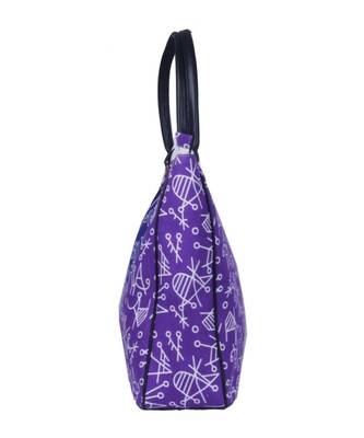 Indian Handmade cotton Purple Mandala Sholder Bag 4
