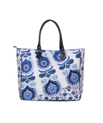 Indian Handmade cotton Purple Mandala Sholder Bag 1