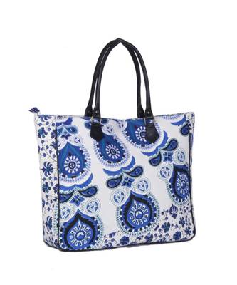 Indian Handmade cotton Purple Mandala Sholder Bag 3