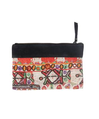 Women Multi-Colour cotton Clutch Bag 1
