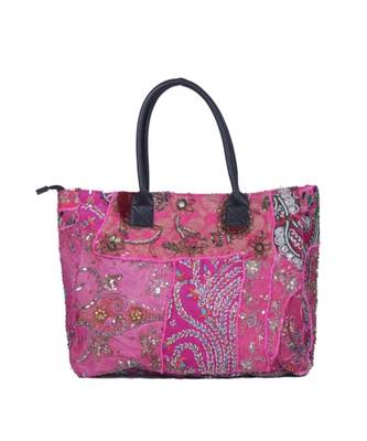 Indian Handmade cotton Pink Jati Bag  Bag 1