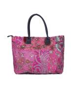 Indian Handmade cotton Pink Jati Bag  Bag