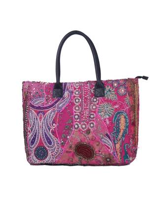 Indian Handmade cotton Pink Jati Bag  Bag 2