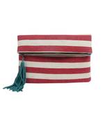 Vintage Dari Fabric Sweep leather Cluch