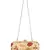 Anekaant Tulle Embroidered Faux Silk Clutch Natural & Multi