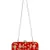 Anekaant Tulle Embroidered Velvet Clutch Red & Gold