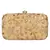 Anekaant Tulle Embroidered Velvet Clutch Beige &Gold