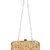 Anekaant Tulle Embroidered Velvet Clutch Beige &Gold