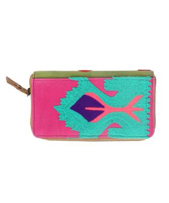 Women Multi-Colour cotton Clutch 1