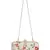 Anekaant Tulle Embroidered Faux Silk Clutch Natural & Multi