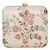 Anekaant Vista Embroidered Faux Silk Clutch Beige & Multi