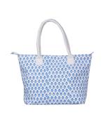 Indian Handmade cotton Blue Canwas Print Sholder Bag