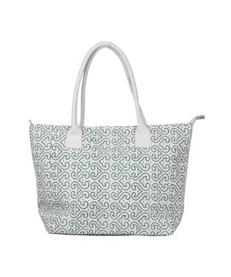 Indian Handmade cotton Green Canwas Print Sholder Bag 2