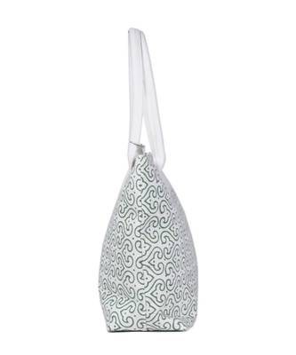 Indian Handmade cotton Green Canwas Print Sholder Bag 3