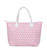 Indian Handmade cotton Pink Canwas Print Sholder Bag