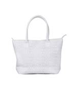 Indian Handmade cotton White Canwas Print Sholder Bag